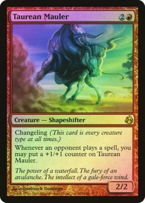 Morningtide  MTG   Foil  Taurean Mauler   Magic - Image 1 of 2