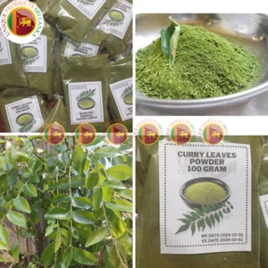 Curry Leaves Powder High BEST A Quality Fresh Dried Ceylon 100% natural Organic - Picture 1 of 12