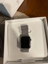 Apple Watch Series 3 38mm Stainless Steel Case with Milanese Loop (GPS +...