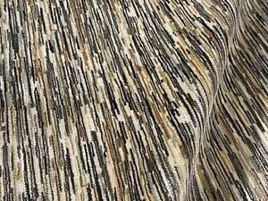 ROMO STONE "CANTUS" ENGLISH STRIE JACQUARD CUT VELVET FABRIC - Picture 1 of 3