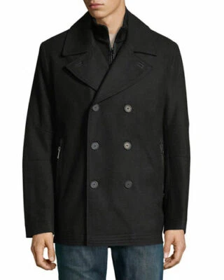 Marc New York by Andrew Marc V8709 Emmett Wool Melton Men's Peacoat  Size XL - Image 1 of 3