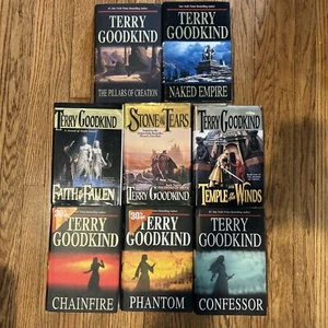 TERRY GOODKIND SWORD OF TRUTH Series HCDJ Books 2 4 6 7 8 10 11 12 First Edition - Picture 1 of 18