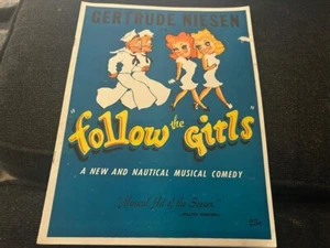Follow the Girls Theatre Souvenir Program Gertrude Niesen - Picture 1 of 2