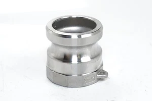 New Camlock Male Adapter x 2" Female NPT 316 Stainless Steel Type A 200A Fitting - Picture 1 of 5