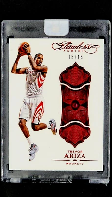 2015 Panini Flawless Ruby #101 Trevor Ariza /15 Uncirculated *Real Ruby in Card* - Image 1 of 4
