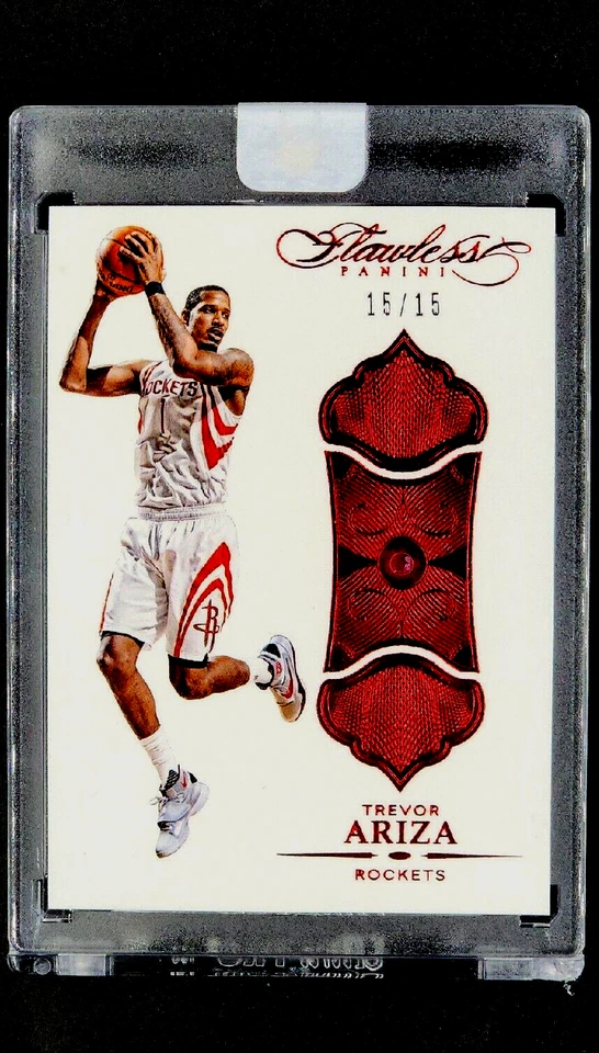 2015 Panini Flawless Ruby #101 Trevor Ariza/15 sin circular *Rubí real en tarjeta* Foto 1 de 4