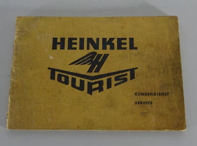 Scheckheft blanko + ohne Einträge Heinkel Tourist 103 - A2 Stand 07/1960 - Bild 1 von 3