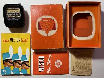Светомер WESTON CADET - модель 852 с коробкой, руководство пользователя, больше, около 1950 г. - Изображение 1 из 4