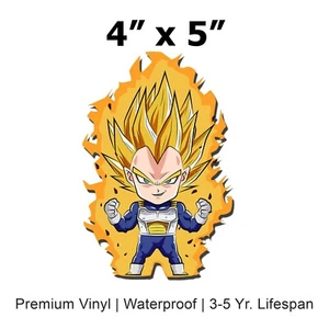 Anime Fighter Dragon Cartoon Vinyl Bumper Waifu Sticker Manga Waterproof - Foto 1 di 2