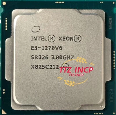 Intel Xeon E3-1270 v6 3.80GHz 4 Cores SR326 LGA1151 CPU Processor - Image 1 of 3