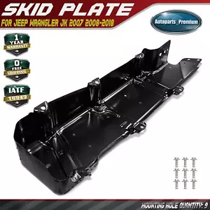 Fuel Tank Skid Plate for Jeep JK JL Wrangler 2007-2018 Wrangler JK 2018 4-Door - Picture 1 of 10