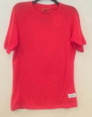 NEW WITH TAGS  ARTILECT BRAND  BASE LAYER  SHORT SLEEVE  WOOL BLEND  RED  SIZE M - Image 1 of 2