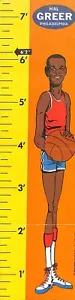 1969-70 Topps Basketball Rulers #13 Hal Greer - Picture 1 of 2