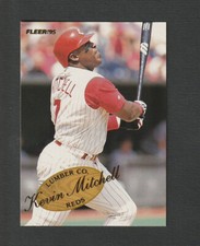 1995 Fleer Kevin Mitchell Lumber Company Insert #8 Cincinnati Reds