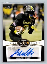 2013 Leaf U.S. Army All-American Bowl Black Shelton Gibson /50 #BA-SG1 Eagles