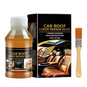 100ml Car Roof Liner Repair Glue Fast Dry Glue Liquid Fabric Glue Strong Adhesio - Picture 1 of 12