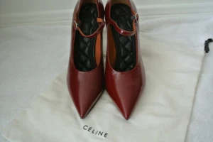 Zapatos de salón Celine de tacón puntiagudo Mary Janes 38 - Imagen 1 de 6