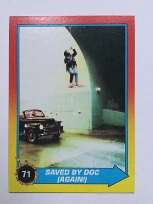 Topps Back To The Future Part II 2 Trading Card 71 Saved By Doc Again - Image 1 of 2