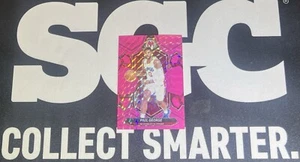 2023-24 Panini Mosaic Pink Fluorescent Prizm Paul George 8/10 SSP - Picture 1 of 5