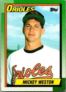 1990 Topps #377 Mickey Weston - Picture 1 of 2