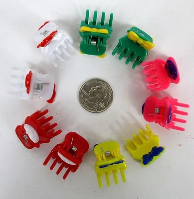 WHOLESALE LOT OF 20 ,60,120 PCS -1" GIRL HAIR CLAWS,HAIR CLIPS,ACCESSORY-HC2020 - Image 1 of 3
