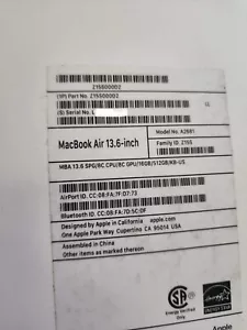 Brand New Open Box Macbook 13.6in M2 Air 16Gigs Ram 512Gigs SSD Customized 105K - Picture 1 of 3