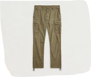 Polo Ralph Lauren Herren grün Relaxed Fit Canvas Utility Cargohose Authenti - Bild 1 von 12