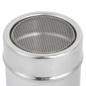 Stainless Steel Powder Shaker Sugar Powder Cocoa Flour Coffee Sifter Seasonin US - Picture 1 of 18