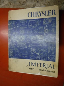 1967 CHRYSLER IMPERIAL NEW YORKER 300 NEWPORT ORIGINAL FACTORY SERVICE MANUAL - Imagen 1 de 14