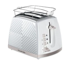 Russell Hobbs 26391 Groove 2S Toaster White - Picture 1 of 5