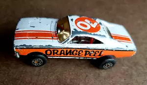 Vintage 1980 Matchbox 1971 ORANGE PEEL White & Orange 1:64 LOOSE Die-Cast MACAO - Picture 1 of 16