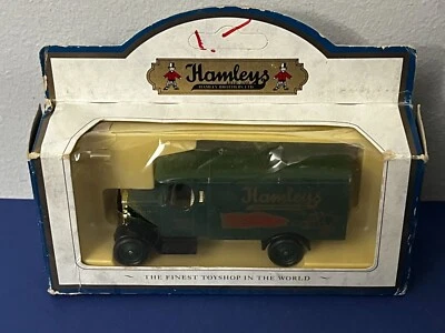 Vintage LLEDO Diecast 1931 Morris Van Hamleys Toy Store Green x - Image 1 of 4