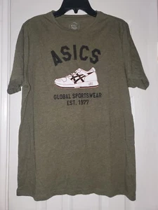 Asics T-Shirt Men Size L Green - Picture 1 of 5