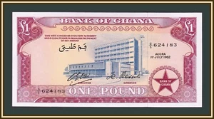 Ghana 1 pound 1962 P-2 (2d) UNC - Picture 1 of 2