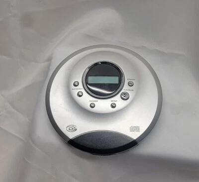 Reproductor de discos compactos Durabrand modelo # CD-565. Batería plateada/negra probada Foto 1 de 3
