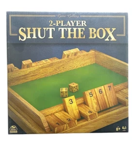 Two-Player Shut the Box Strategy Game for Kids and Adults Aged 5 and up - Picture 1 of 2