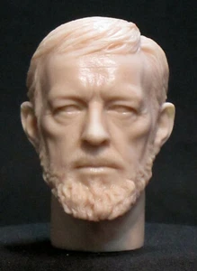 H-50 Alec Guinness Obi-wan kenobi HEAD SCULPT. STAR WARS Action figures, 1/6  - Picture 1 of 3