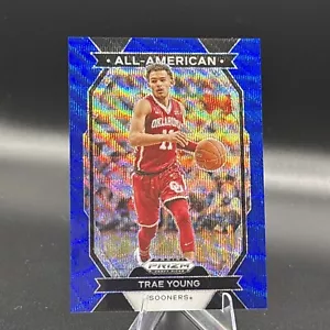 2024 Panini Prizm Draft Picks Trae Young All-American Blue Wave Prizm #98/249 - Bild 1 von 3