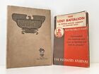 Lot of 2 vintage pb The Lost Battalion Infantry Journal+ Rhymes 