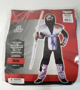 Boys Shadow Ice Wolf Ninja Costume Deluxe Childs- New In Package - Picture 1 of 5