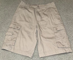 London Fog Shorts Mens Size 30 Tan Cargo Outdoor Pockets Cotton - Picture 1 of 4