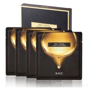 AHC Pro Vital Golden Ampoule Mask 25ml x 8pcs Anti Aging Nourishing Korean Skin - Picture 1 of 5