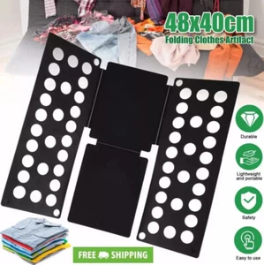 Adjustable T-Shirt Clothes Fast Folder Folding Board Laundry Organizer Child New - Picture 1 of 10