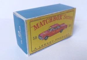 Matchbox RW #59b 1:80 Ford Fairlane "Fire Chief" Repro "D" Box Lesney Series-75 - Bild 1 von 4