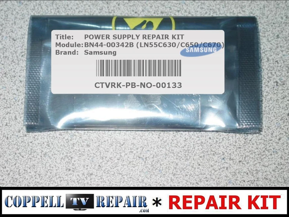 BN44-00342B POWER REPAIR KIT SAMSUNG LN55C630K1FXZA LN55C650L1FXZA LN55C610NF1 - Image 1 of 1