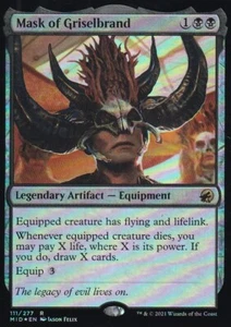 MAGIC THE GATHERING MTG MASK OF GRISELBRAND - INNISTRAD MIDNIGHT HUNT NM+ - Picture 1 of 1