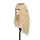 (Light Blonde)Women Wig Casual Fashion Long Curly Wavy Hair Toupee Bgs