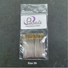 Cross Stitch Needles Embroidery Tapestry Gold Tail Sizes 26 pack of 100