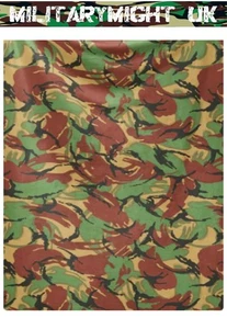 1 32/1 35 ESCALA MILITAR CAMUFLAJE LONAS MODERNAS BRITÁNICAS DPM OTOÑO HOJA DIORAMA - Imagen 1 de 2