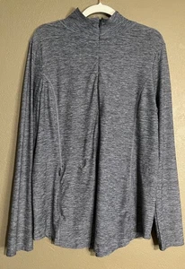 Duluth Trading Co grau Performance Langarm Viertel-Reißverschluss Damengröße Large " - Bild 1 von 7